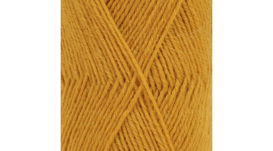 Drops Fabel Uni Colour Garn – Blau (107), 75% Wolle, 25% Polyamid, 205 M / 50 G, Für Socken & Babysachen